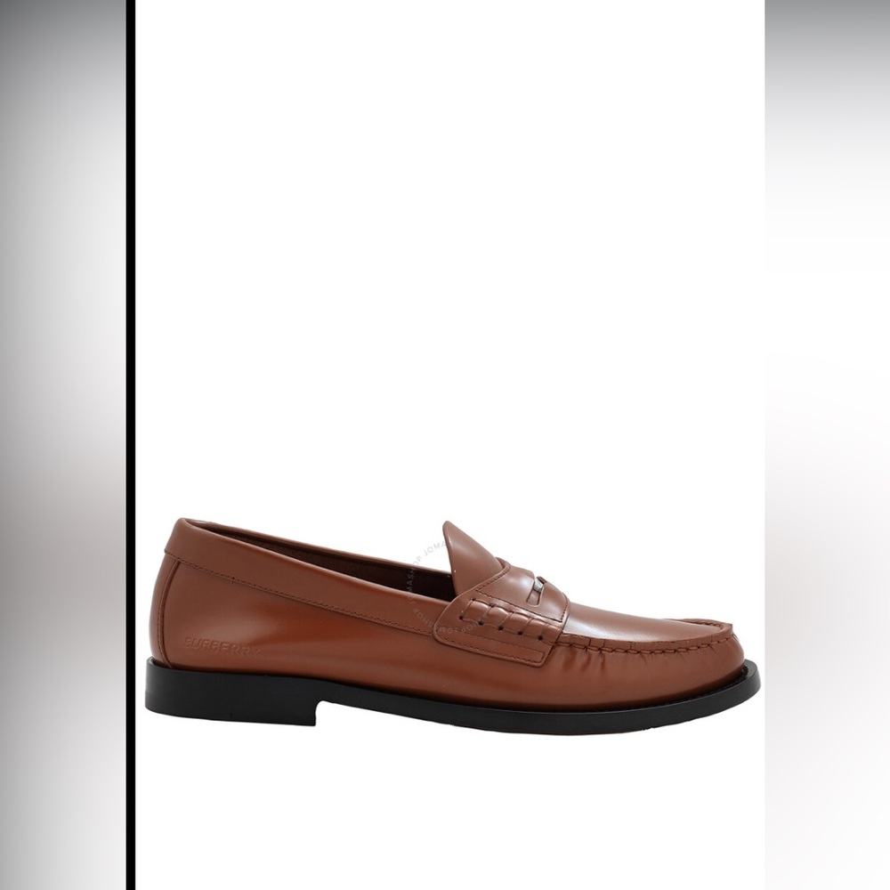 Burberry Ladies Rupert Leather Penny Loafers - Picture 5 of 8